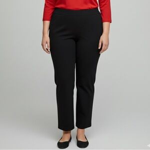 REITMANS Black Pull On Pants PETITE size 18